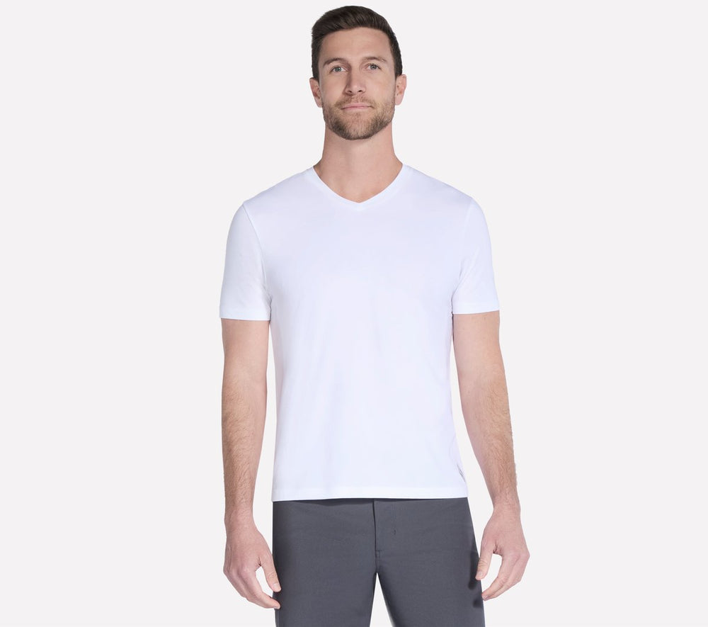 Skechers GO DRI Pima Short Sleeve V-Neck