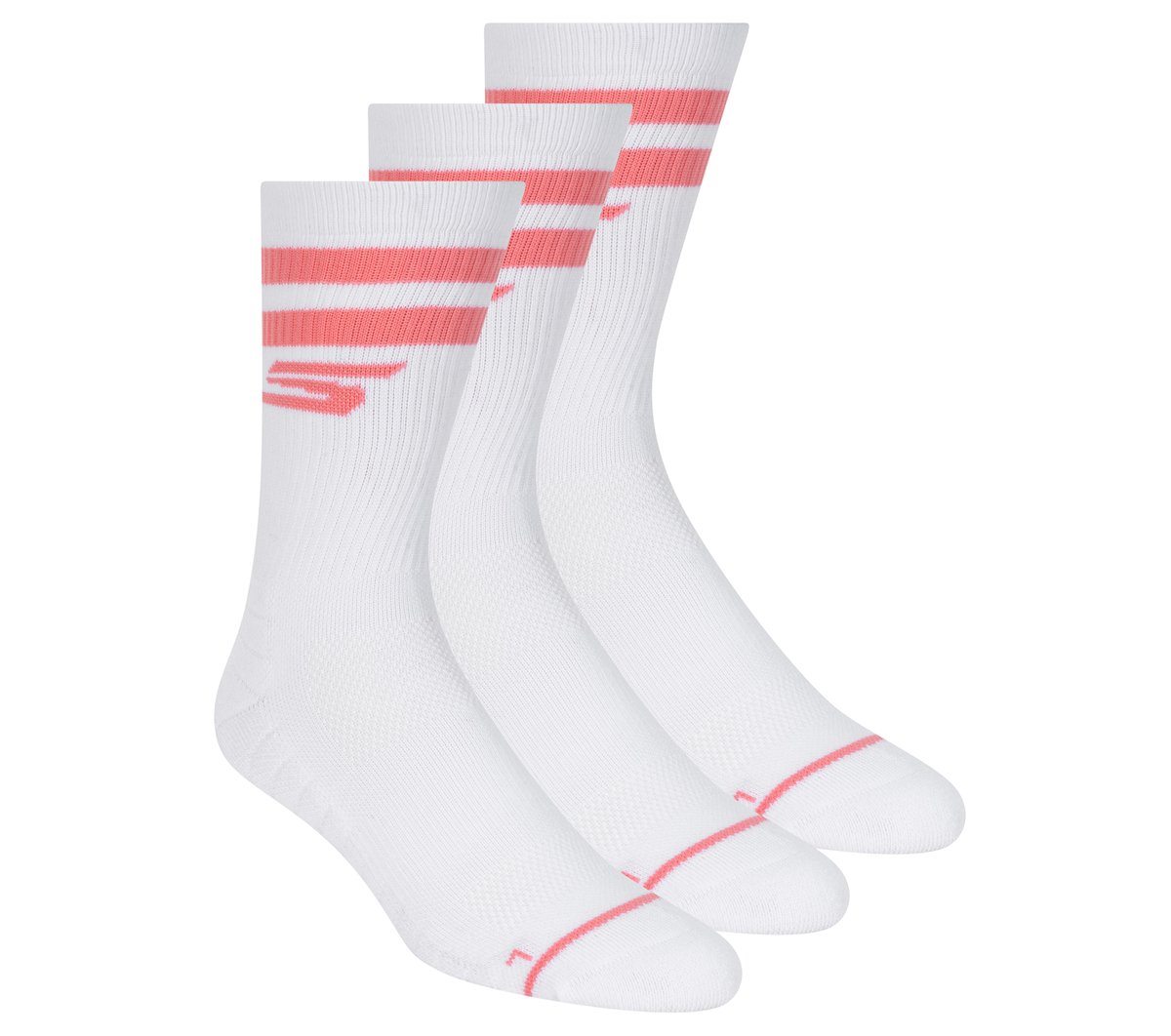 Skechers 3 Pack Performance Pickleball Crew Socks